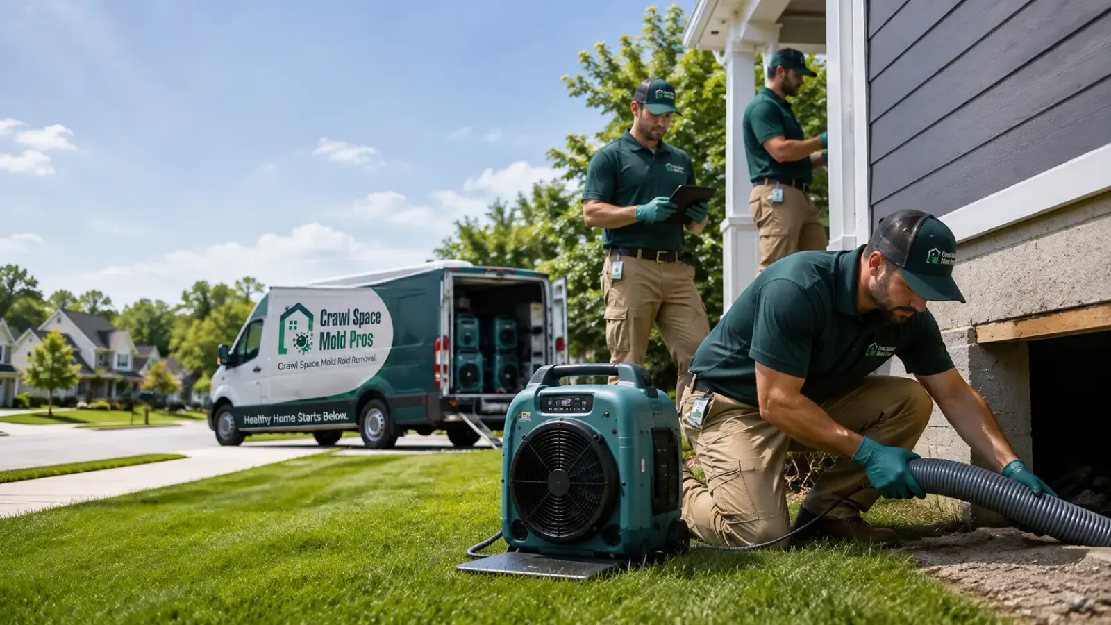 Crawl Space Mold Removal in Randalia, IA